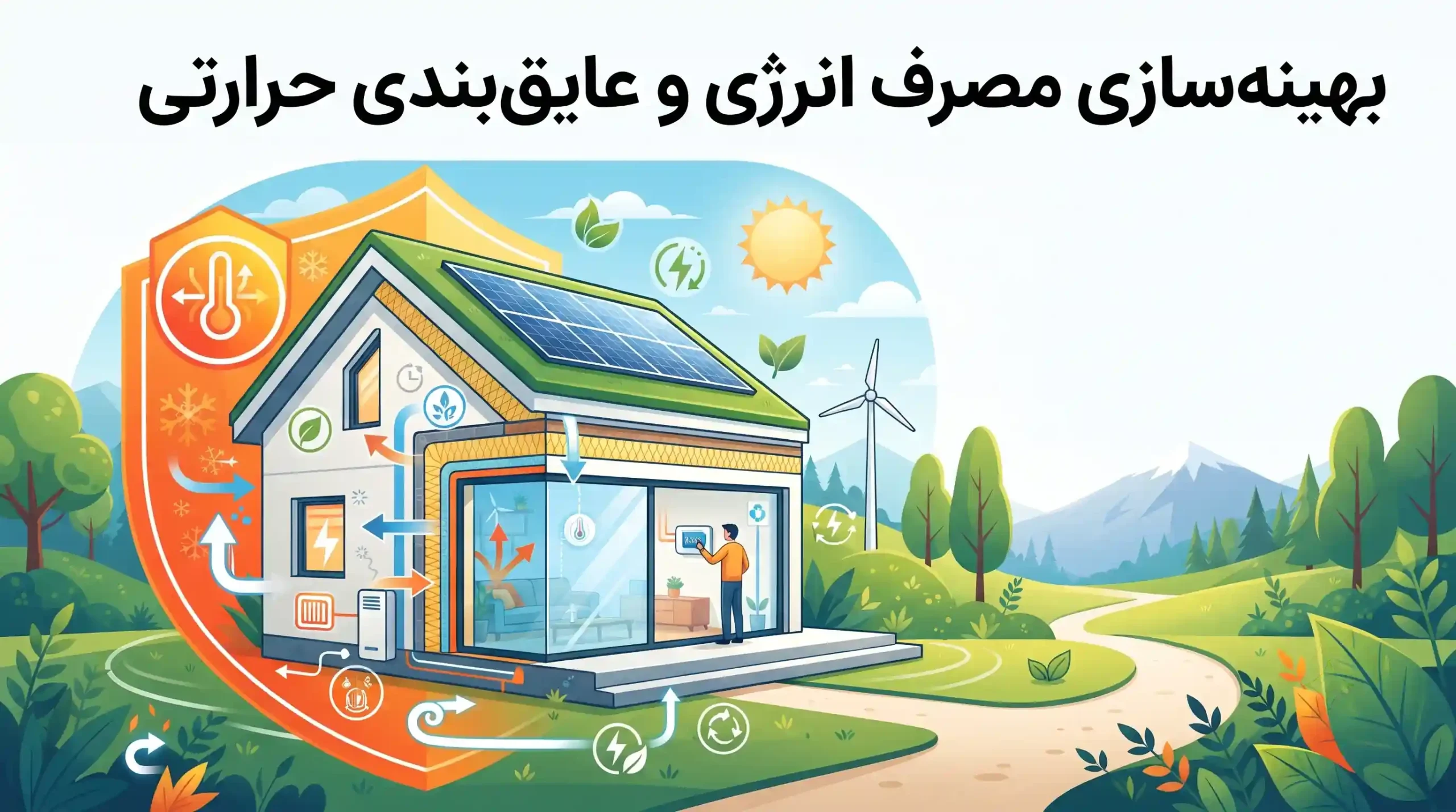 🌡️ بهینه‌سازی مصرف انرژی و عایق‌بندی حرارتی