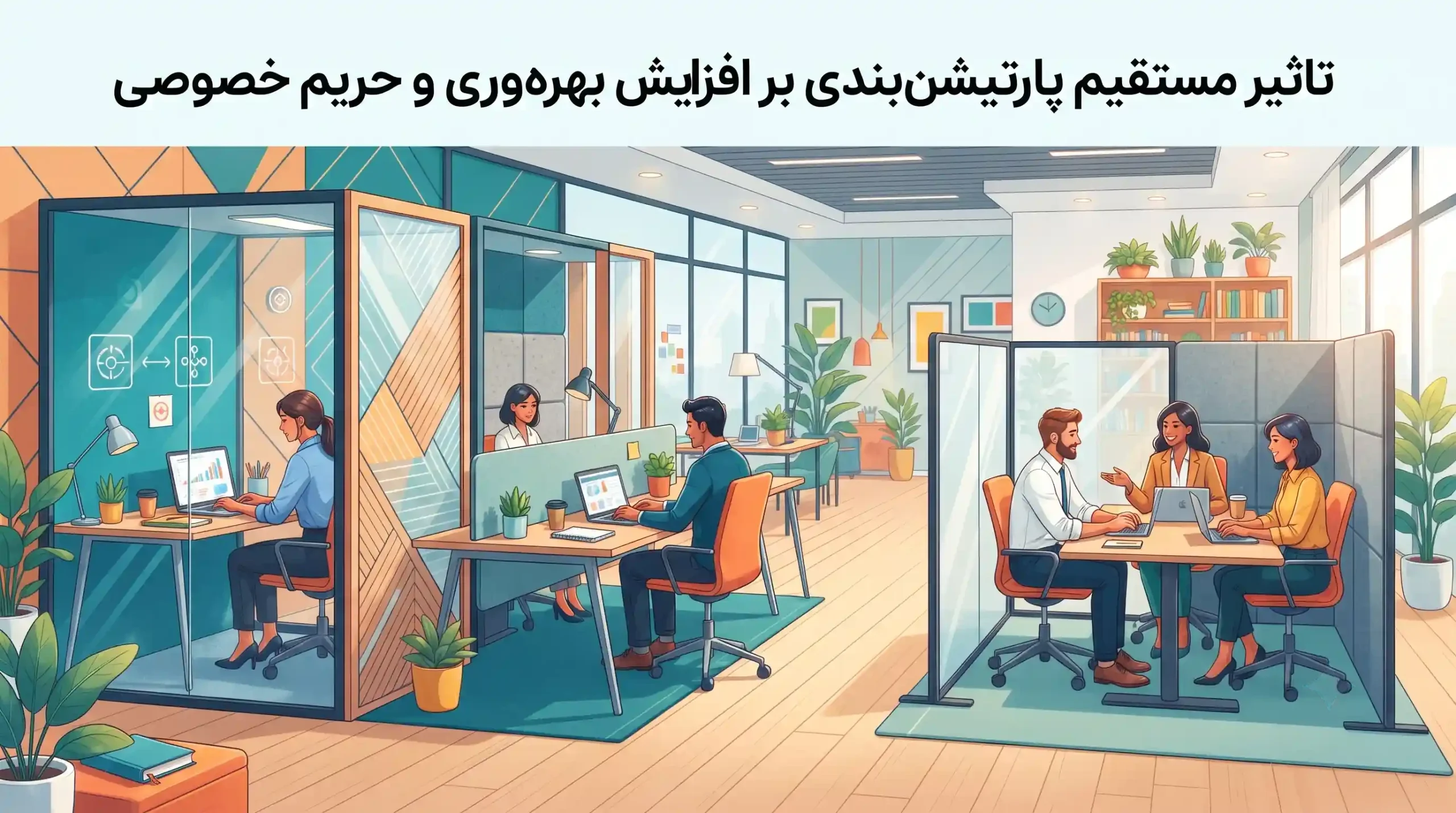 💼 تاثیر مستقیم پارتیشن‌بندی بر افزایش بهره‌وری و حریم خصوصی