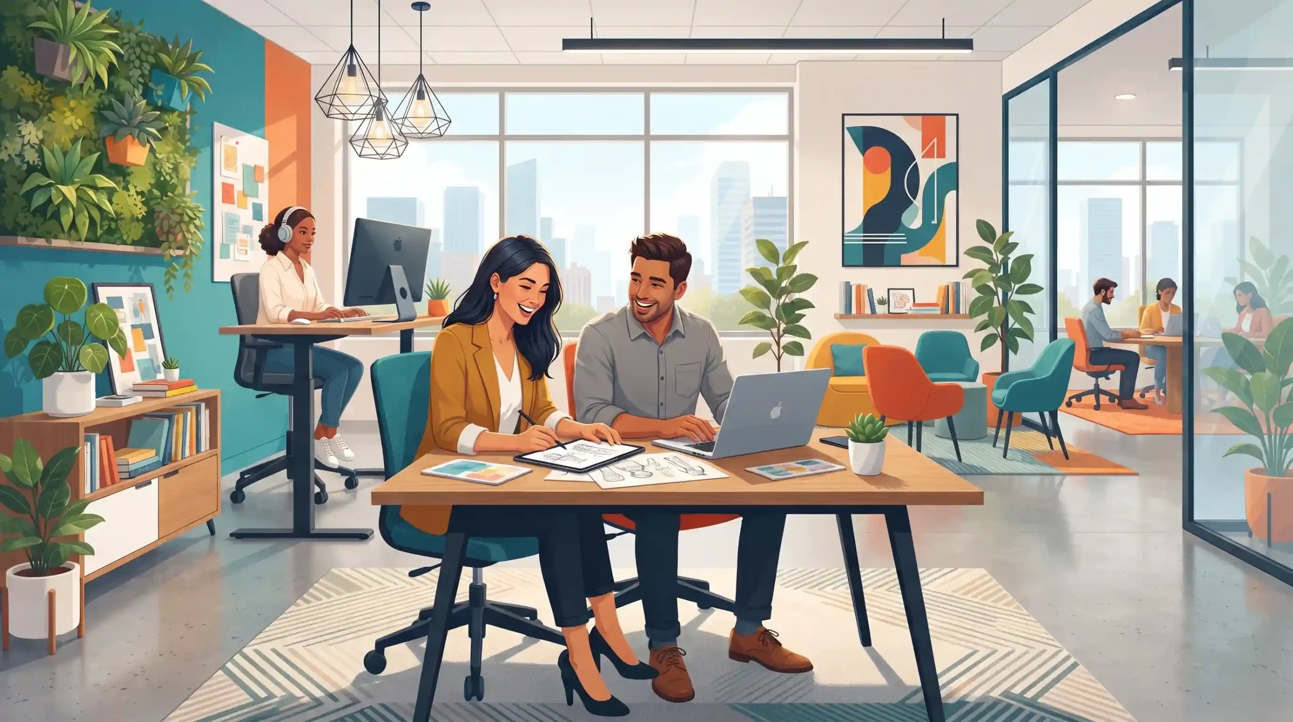 🏢 اهمیت طراحی دکوراسیون اداری مدرن و نقش آن در بهره‌وری کارکنان