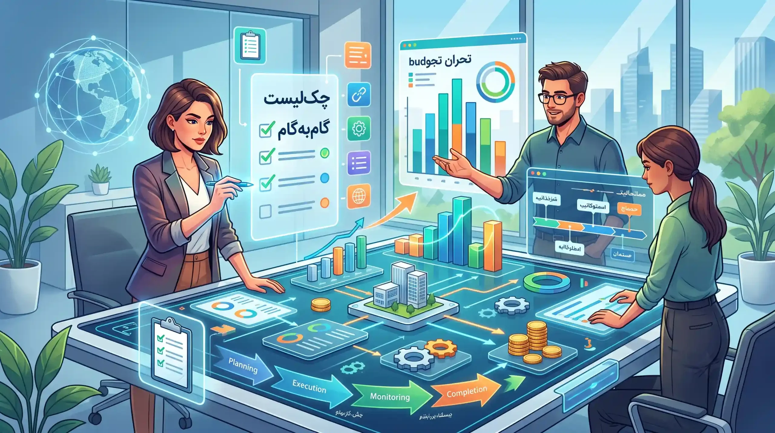 📊 چک‌لیست نهایی و راهنمای گام‌به‌گام برای سفارش و مدیریت بودجه پروژه