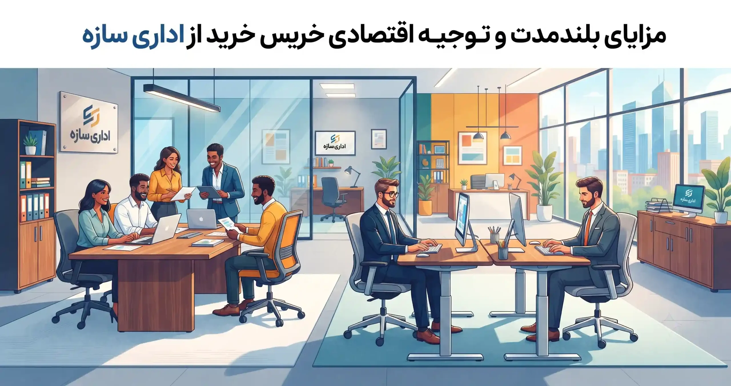 💡 مزایای بلندمدت و توجیه اقتصادی خرید از اداری سازه