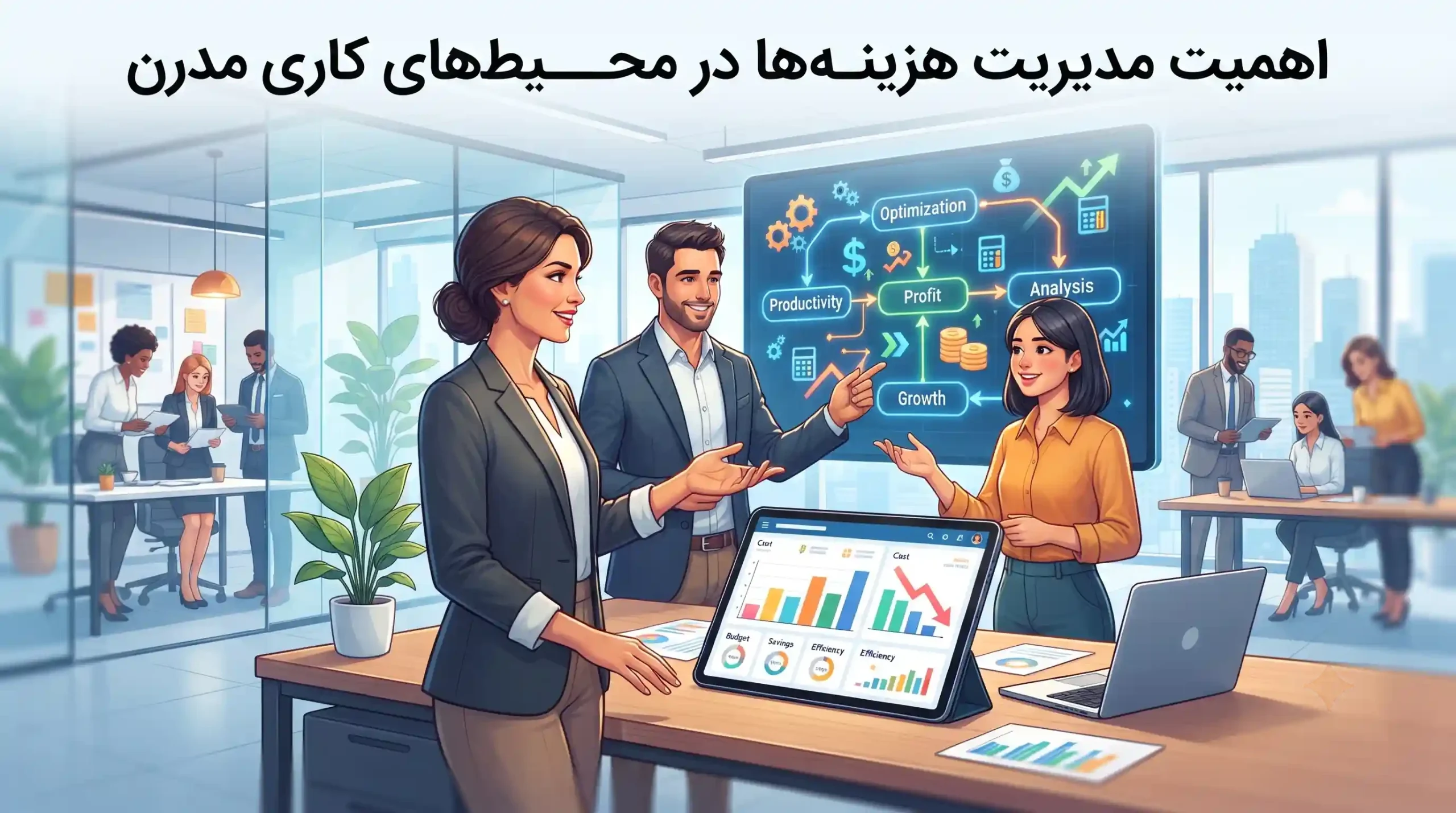 🏢 اهمیت مدیریت هزینهها در محیطهای کاری مدرن
