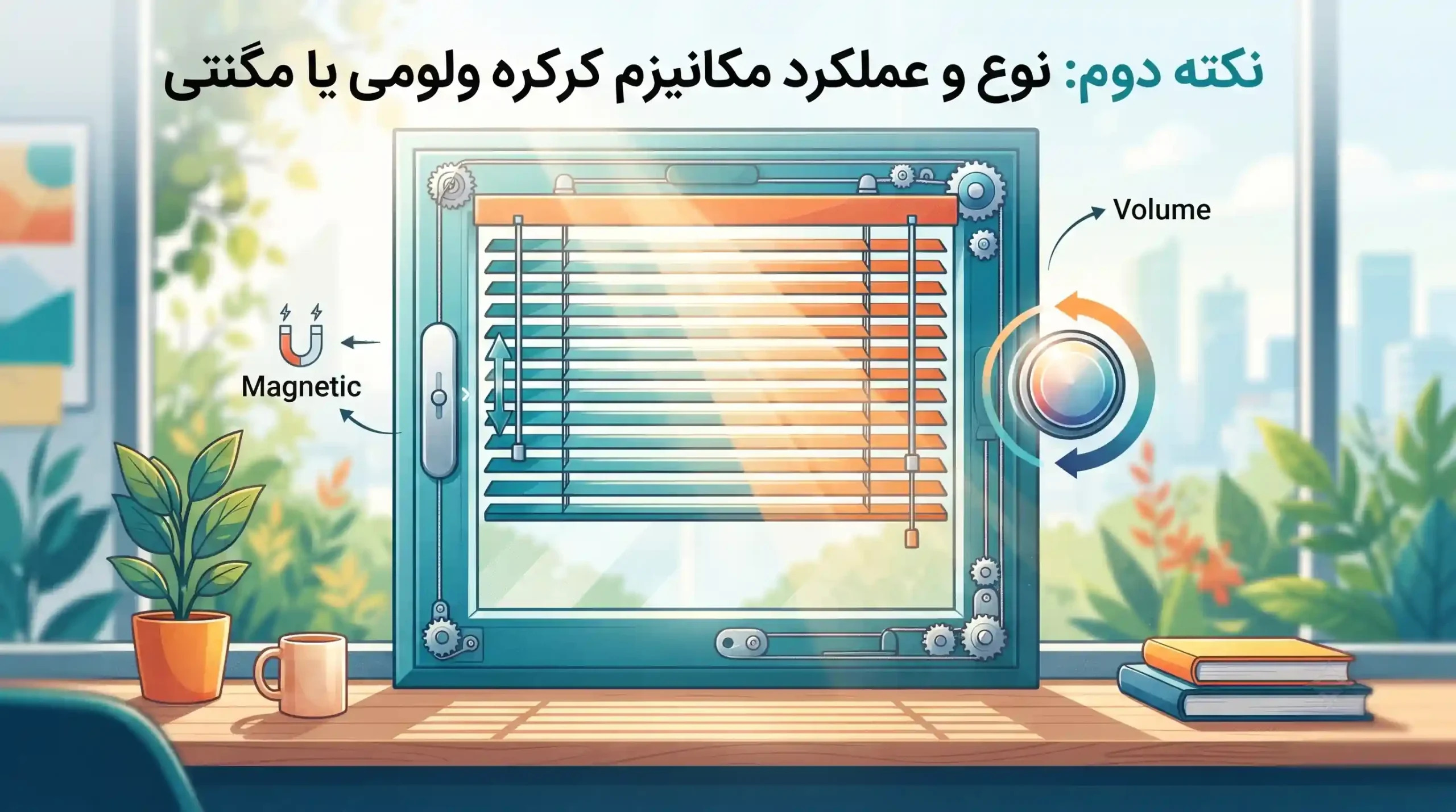 🛠️ نکته دوم نوع و عملکرد مکانیزم کرکره ولومی یا مگنتی