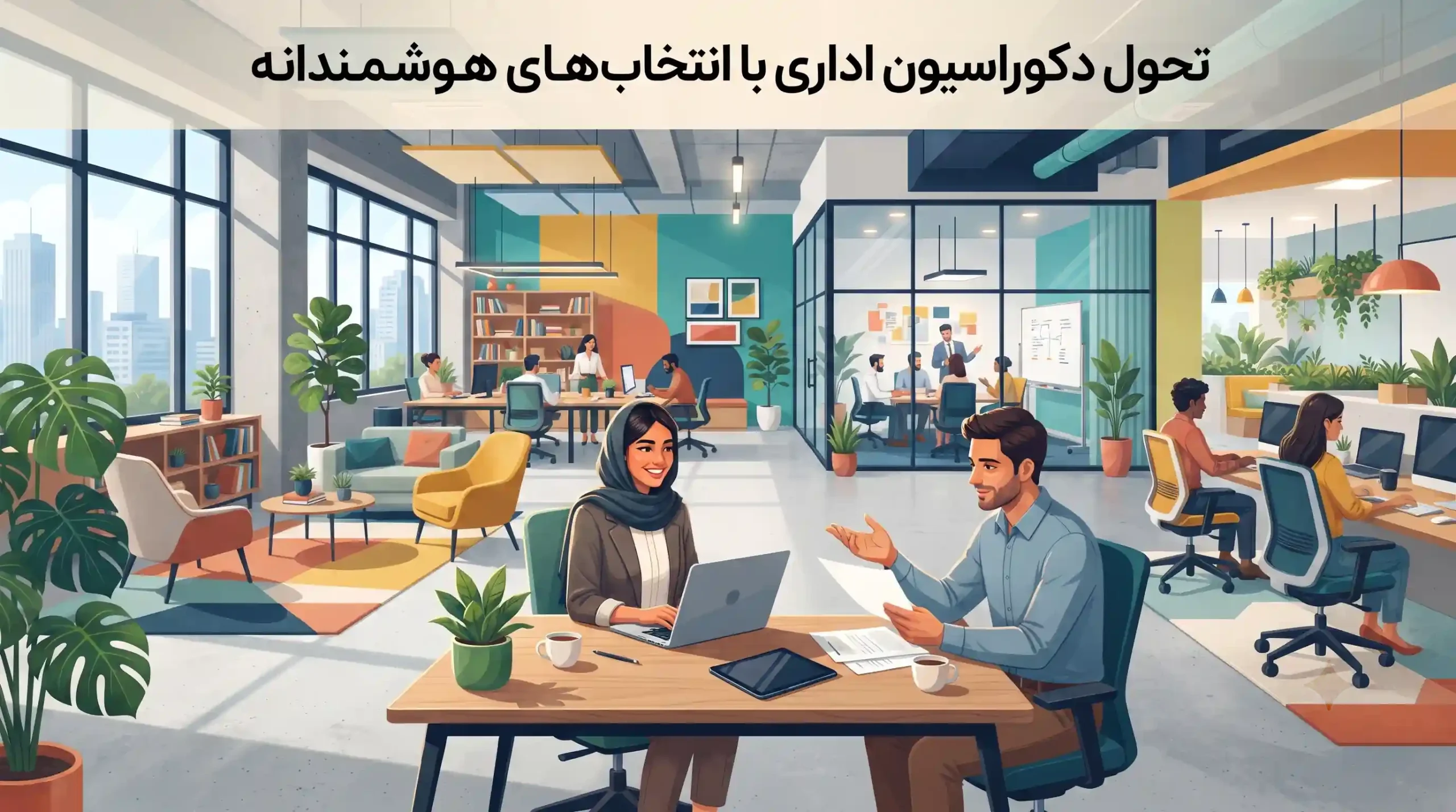 🚀 تحول دکوراسیون اداری با انتخاب‌های هوشمندانه