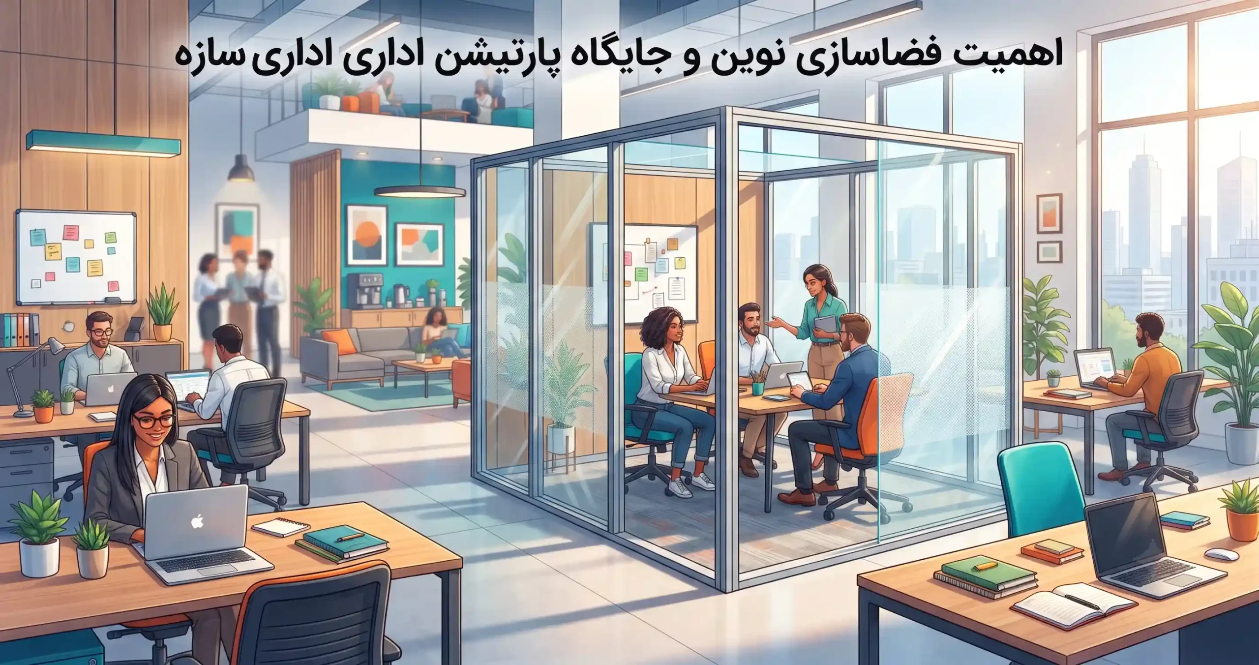🏢 اهمیت فضاسازی نوین و جایگاه پارتیشن اداری اداری سازه
