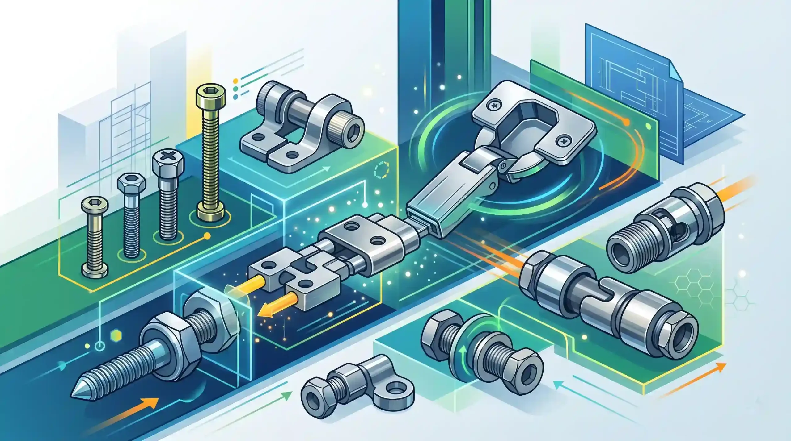 🛠 بهینه‌سازی یراق‌آلات و اتصالات بدون کاهش کیفیت عملکرد