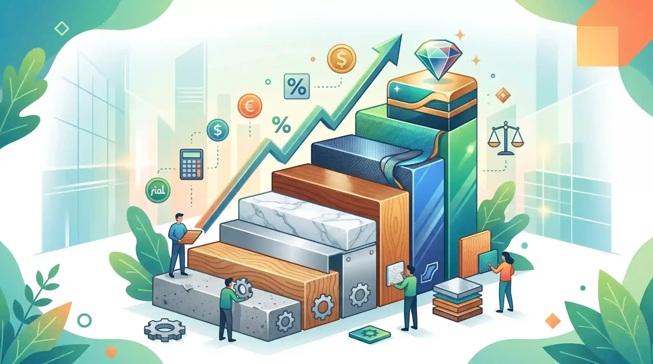 جنس و متریال به کار رفته؛ اصلی‌ترین ستون تعیین قیمت