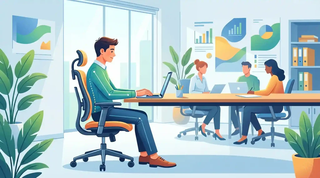 اهمیت ارگونومی در خرید میز و صندلی کنفرانس اداری استاندارد