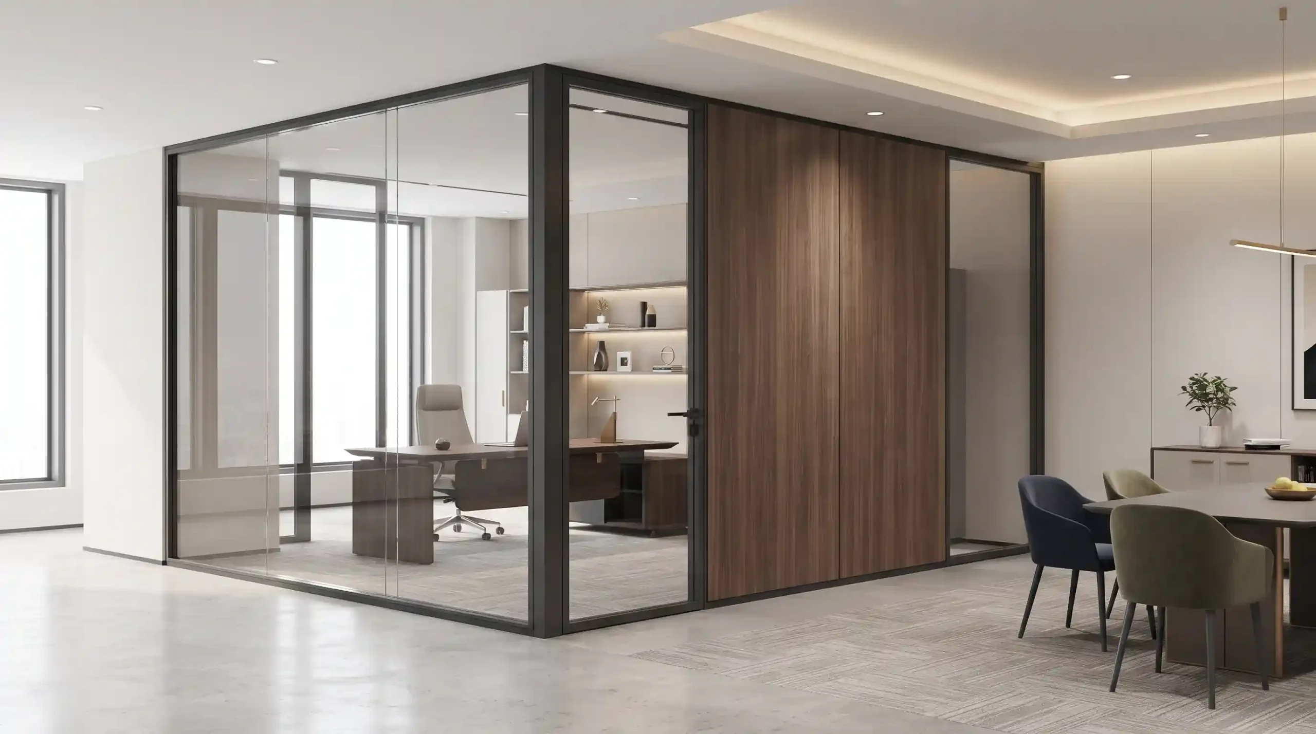 🛠️ مراحل طراحی، مهندسی و اجرای تخصصی پارتیشن اداری