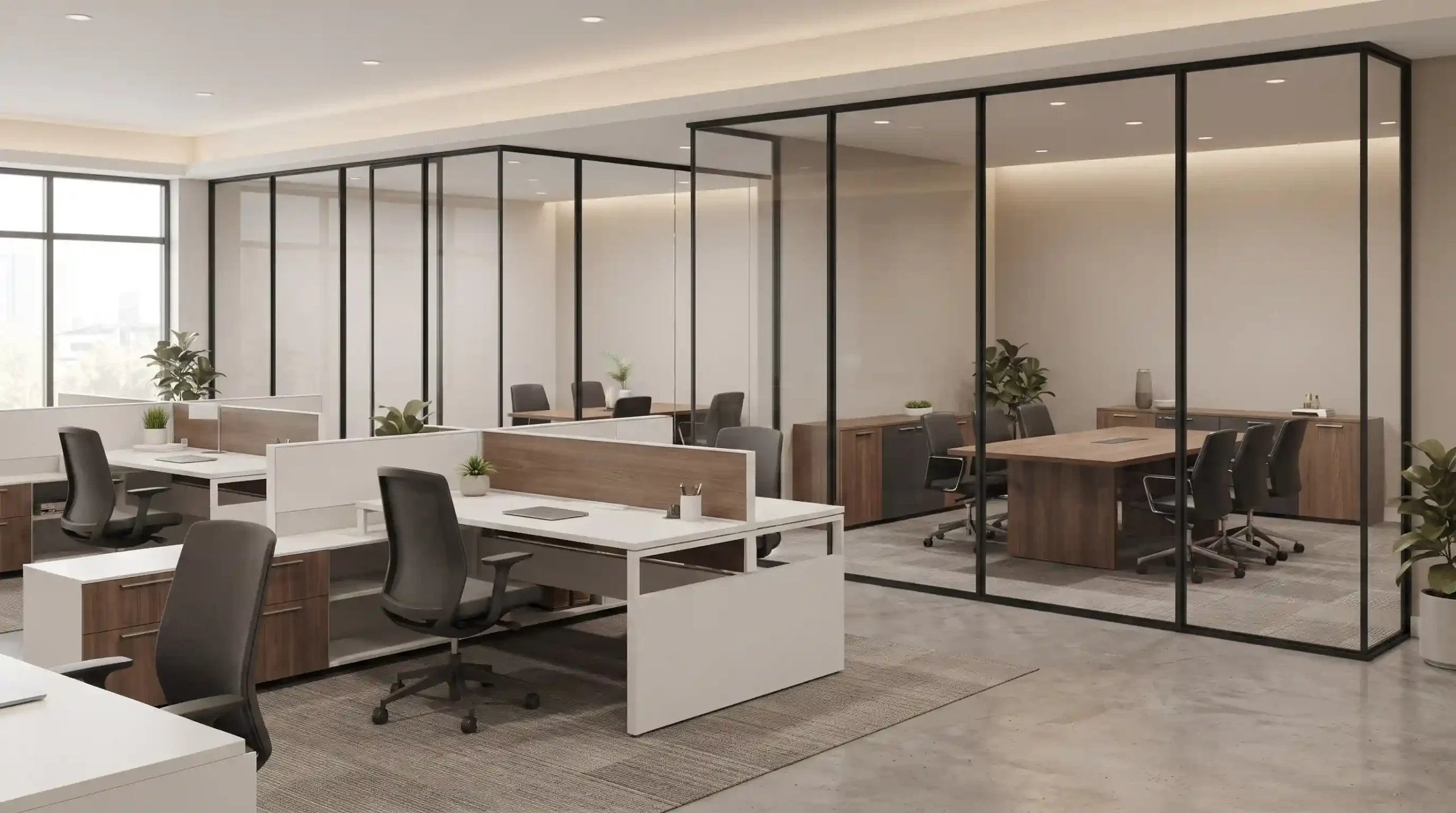 🪑 نقش مبلمان، کابینت و میز کنفرانس در دکوراسیون مدرن