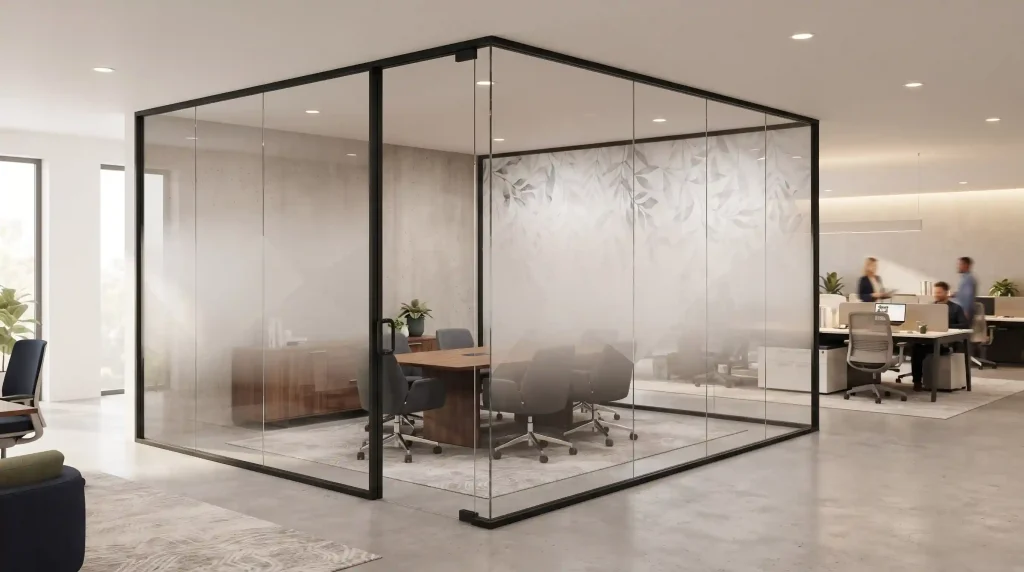 راهنمای تخصصی تعیین قیمت پارتیشن شیشه ای فریم لس office