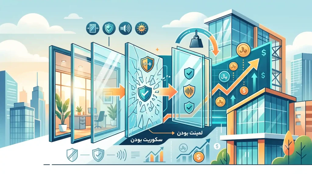 تفاوت قیمت پارتیشن دوجداره ام دی اف و شیشه با تکجداره